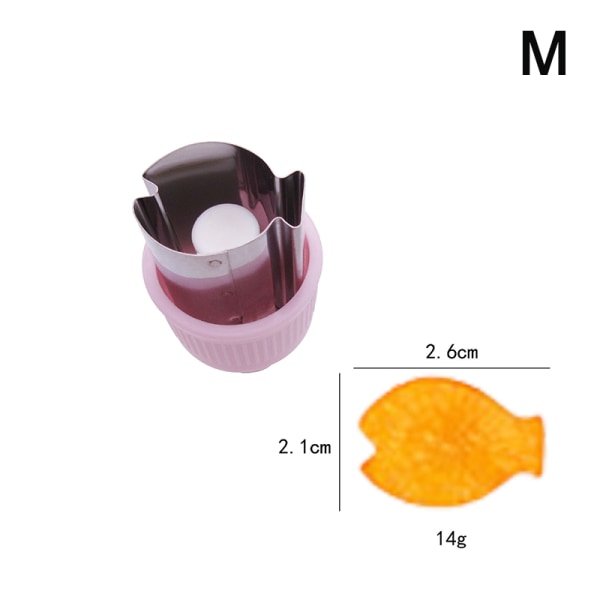 Rustfritt stål Frukt Grønnsak Press-type Mini Cookie Shape te M