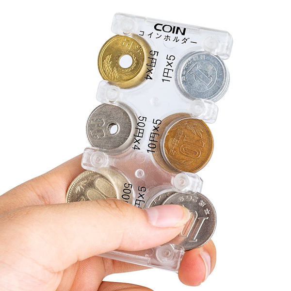 Coin Collection Pung Pung Organizer Holder Til Bil Mønt Chan Transparent
