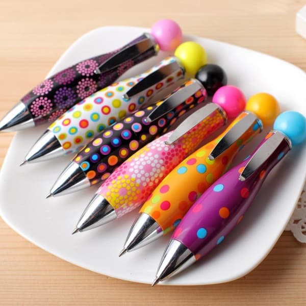 Kort Minibowlingformad Penna Elegant Prickigt Blomtryckt Boho St A4