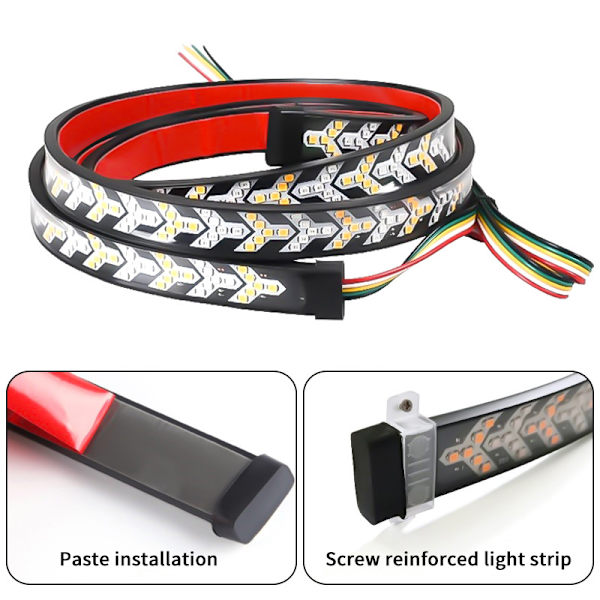 LED-bakluckans ljuslist A