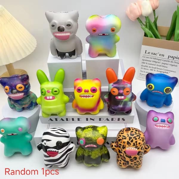 1 st Fugglers Fidget Leksaker Anime Ful Monster Leksak Barnpresent