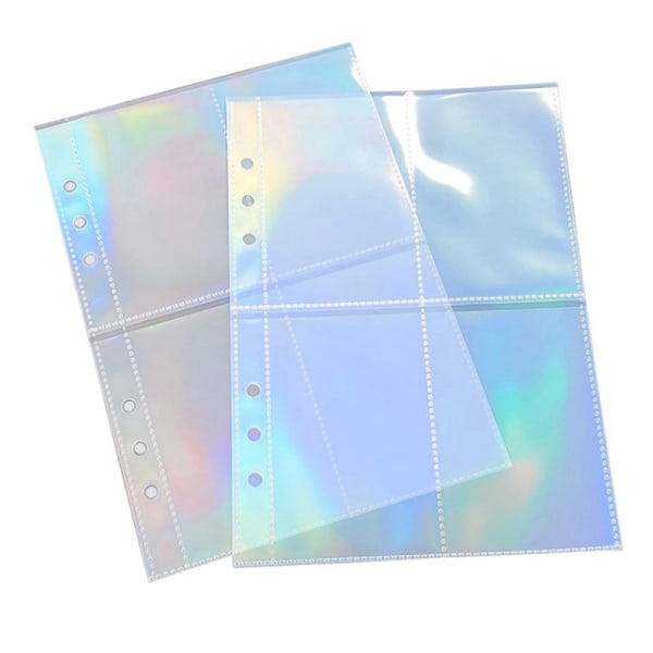 A5 Perm Sleeves 1P 2P 4P Transparent Fotoalbum Perm Refil Four grids