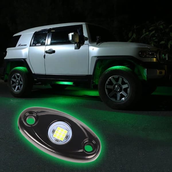 LED Bil LED Rock Light RGB Utvendig Atmosfærelys Bilbunn A1