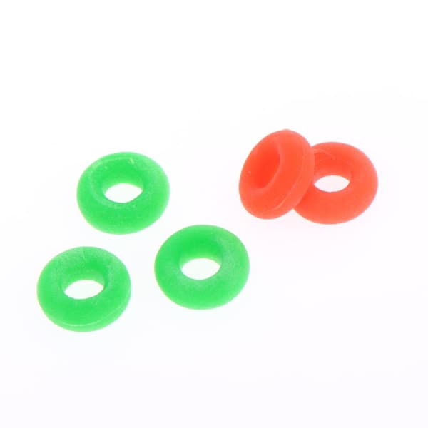 10 STK/parti Bump Key Bands Taske med holdbare sikkerhedsnøglebånd til Red