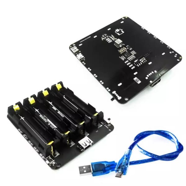 1 stk 18650 batteriholder med enkeltroms batterilading A3