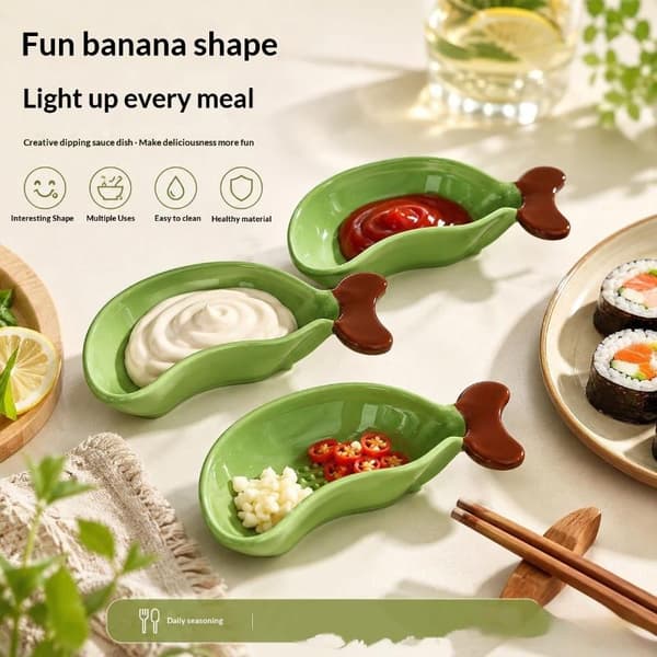 Multifunktionel manuel bananslibeplade e-form skridsikker Green