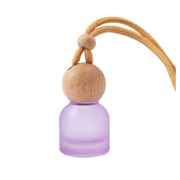 1 stk. 11 ml tom bilparfumeflaske farverig matteret glasflaske A2