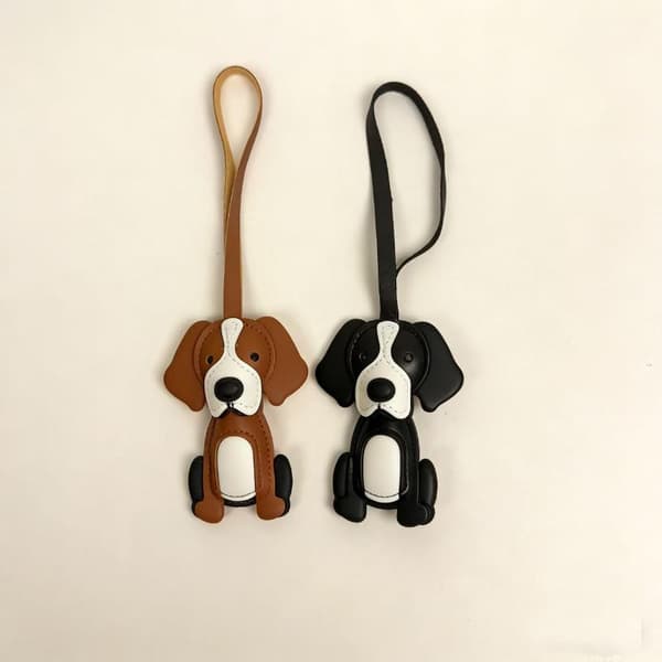 1 st e Beagle hundberlock hänge i konstläder justerbar rem F A1
