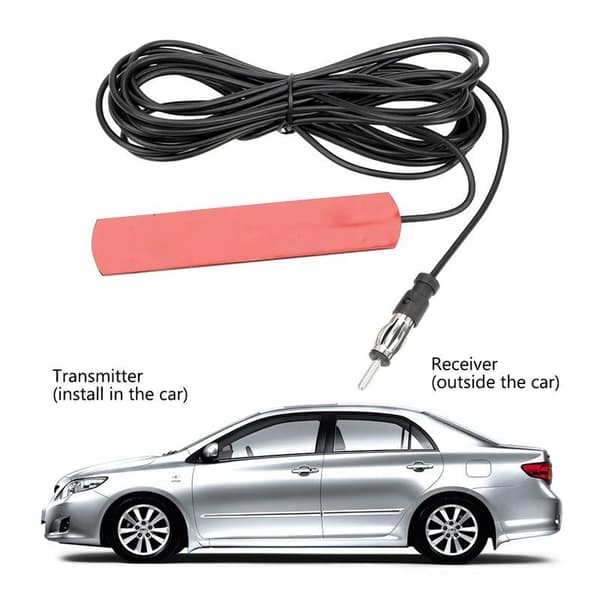 Universal bilradio FM-antennsignal förstärkare marin bil 1PCS