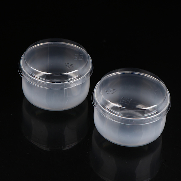 10 set transparenta bakformar för pudding  Karamellpuddingbägare w Transparent