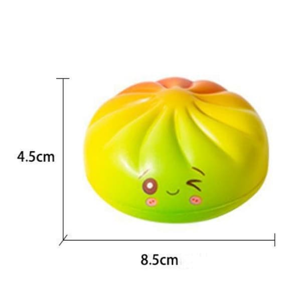 Simulering Färgglad Dumpling Tryckboll Långsam Återhämtning Kläm B
