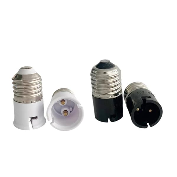 E27 til B22 konverteringslampeholder B22 til E27 konverteringslampeholder Black