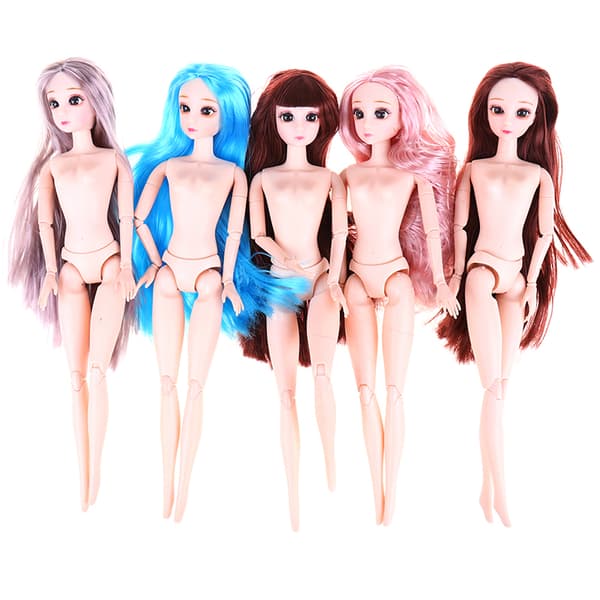 30CM BJD Docka Vackra Princess Dolls Dockhuvud DIY Hårdocka A2