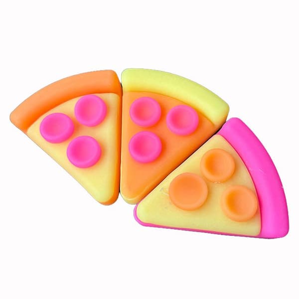 Simulert Pizza-knaing Stressleke for Lindring Leke for Voksne A1