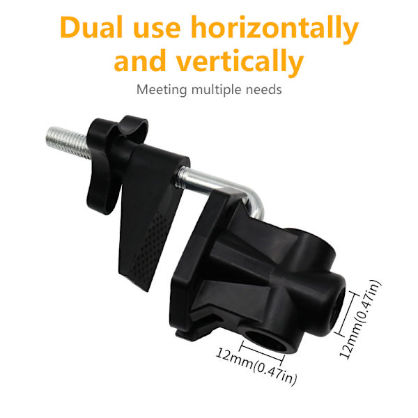 Cantilever Bracket Clamp Sklisikre Universal 7 Shape Hestespenne