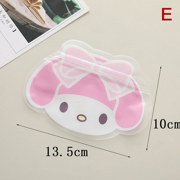 10st Ziplock Bag e Candy Cookie Packaging Bags Presentförpackning E