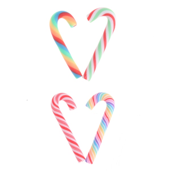 5 stk julepynt miniatyrdukkehus e Candy Cane Craf A1