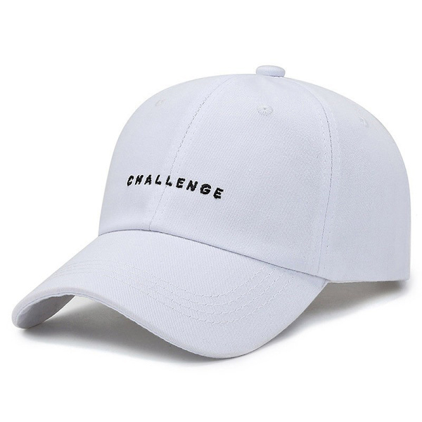 Dam S Casual Mångsidig cap Spring Summer Letter Embr White
