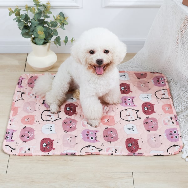 Pestävä Pet Pee Pad Lemmikkien vaippamatto Uudelleenkäytettävät matot koirille Koira A6 60×45cm