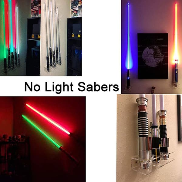 Universal kirkas akryyliteline Lightsaber Display -seinävalaisin