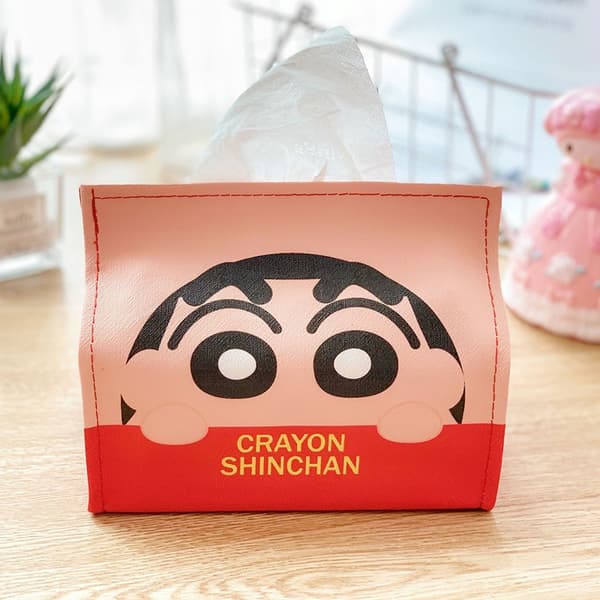 Cartoon PU Tissue Box e Car Tissue Box Home Living Kitchen Leat A2