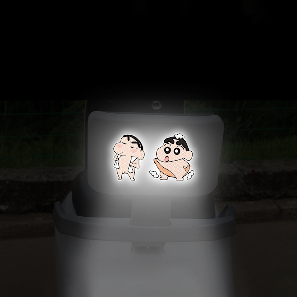 Lysreflekterende farveblyant Shin-Chan Cattoon Car Sticker e Waterpr A2