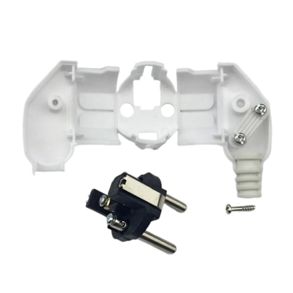 EU AC strømadapterstik 16A 250V stikkabel Elektrisk White