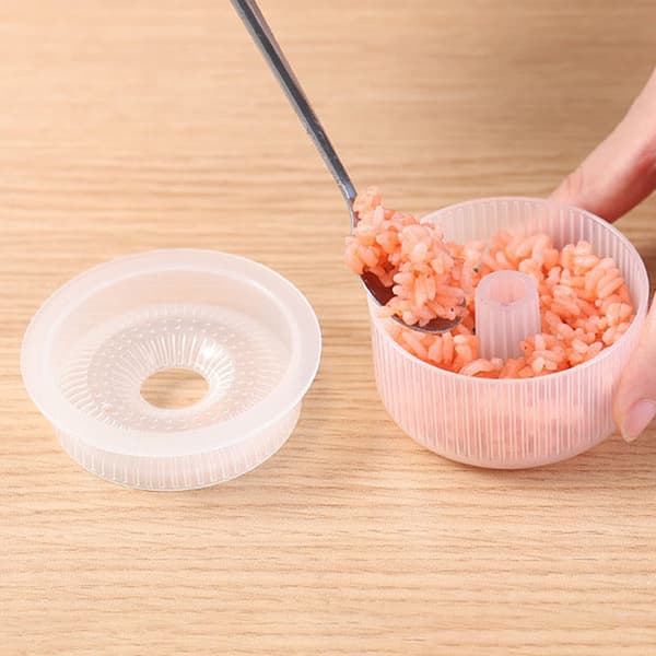 Donut Rund Risball Form Non-Stick Sushi Maker DIY Enkel Ris