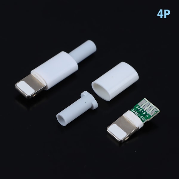 2Set USB liitin piirilevyllä urosliittimen korjaussarja DIY Dat 4P