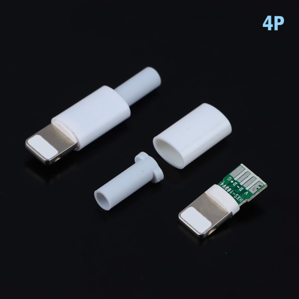 2Sett USB-plugg Med Chip Board Hannkontakt Reparasjonssett DIY Dat 4P