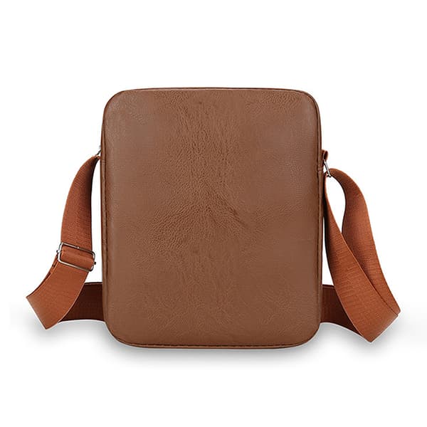 Herr Messenger Bag Mode Business Läder Väskor Herr Äkta L 6
