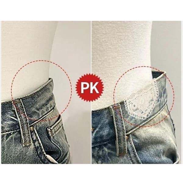 5 stk. bomullsjeans midjeutvider justering hul blonde midje A3