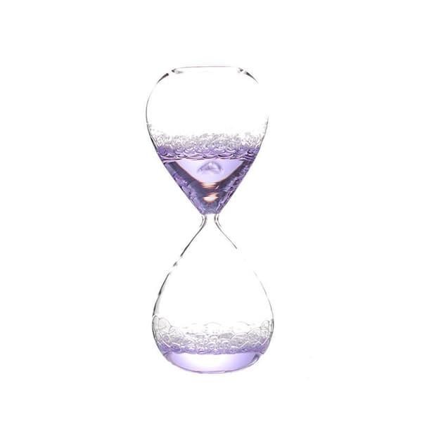 1 stk. boblesyngende krystalboblesyngende timer håndlavet håndværk Red S
