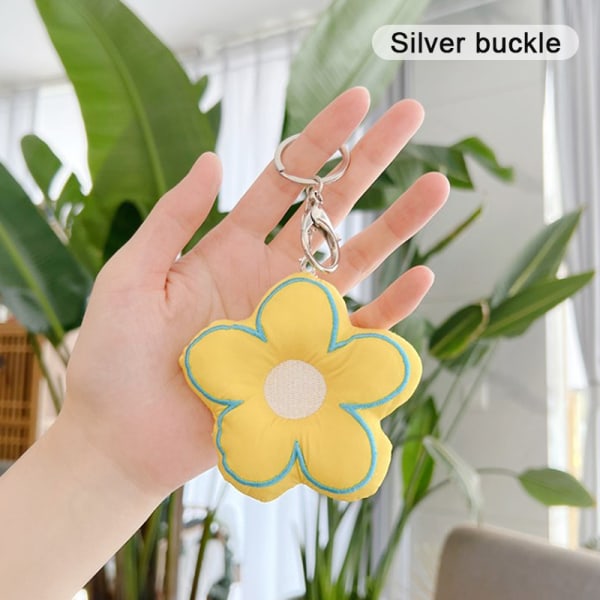 Tåget Fristelse analogi Mode nøglering vedhæng Taske Charm Flower Accessories Håndtaske O Yellow 2  c2bb | Yellow | 2 | Fyndiq