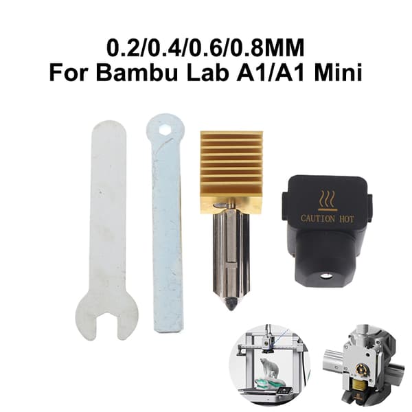 Bambu Lab A1/A1 Mini Hotend -tulostuspään kuuma pää -sarja 3D-tulostukseen A2