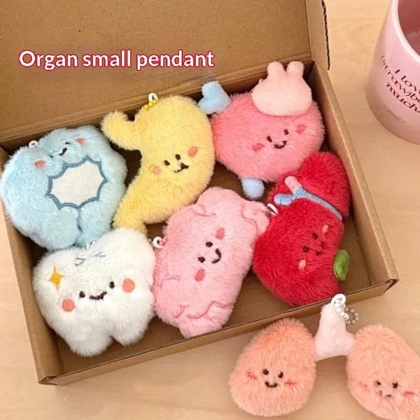 1 kpl e Furry Organ Stuff Animal roikkuva reppu avaimenperä Creat A7