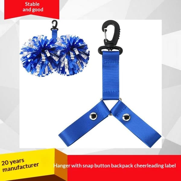 Cheerleading Pompomholder Cheer Bag Organizer Med Trykknapp Red