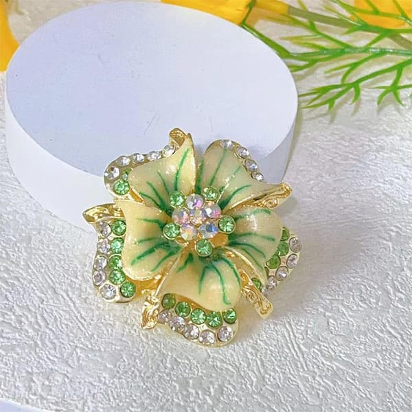 1 stk udsøgt luksus pæonblomstbroche elegant klassisk blomst A4