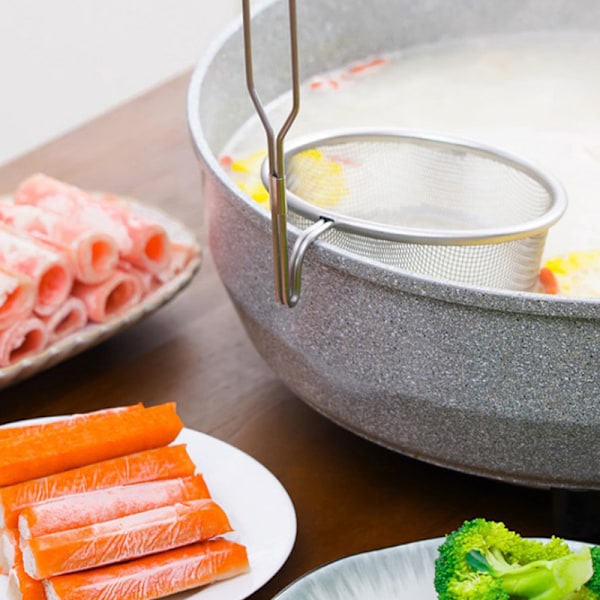 1 stk rustfritt stål pommes frites stekt filter skje hot pot col L