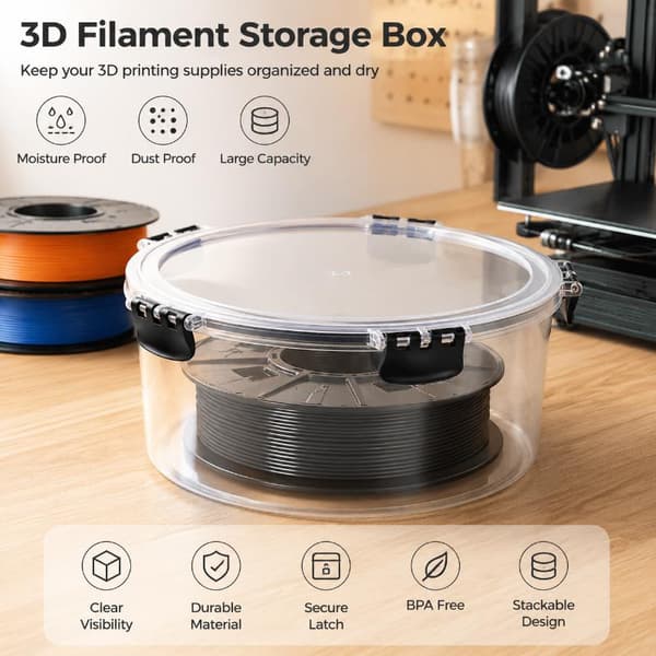 Tæt, sikker forsegling forhindrer 3D-filament i at absorbere fugt A7