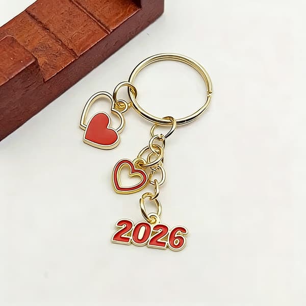 1 st set romantiska nummer 2026 examen parnyckelringar med
