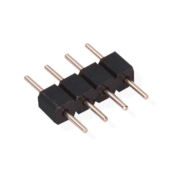 10 stk/parti 4 Pins RGB-kontakt Adapterpinne hanntype dobbel 4pins