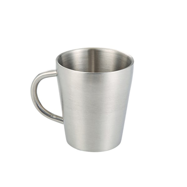 300 ml dobbeltlags vannkopp for hjemmeservering Drikkevarekrus Stainles Silver