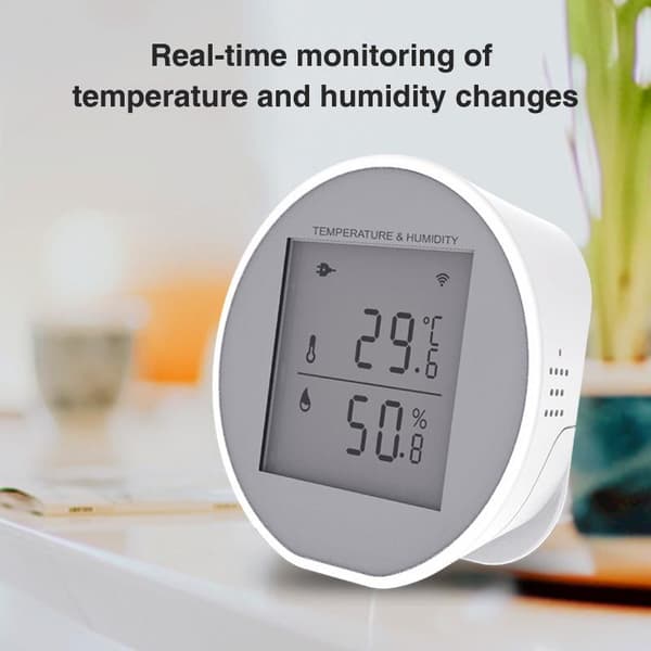 Smart WiFi temperatur- og fuktighetssensor for intelligent kobling D A1