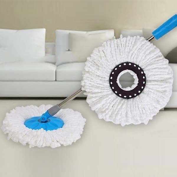 Roterende Rund 16mm Mopping Hoved Mikrofiber Klud Mop Klud Repla