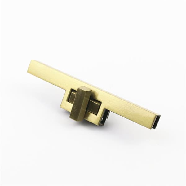Premium legering metall T-väska låsspännen rostfria hållbara multipla 2