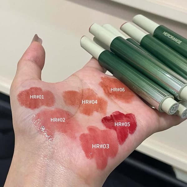 Vannblank Speil Solid Lip Gloss Lepper Plumper Leppepomade Skjønnhet A1