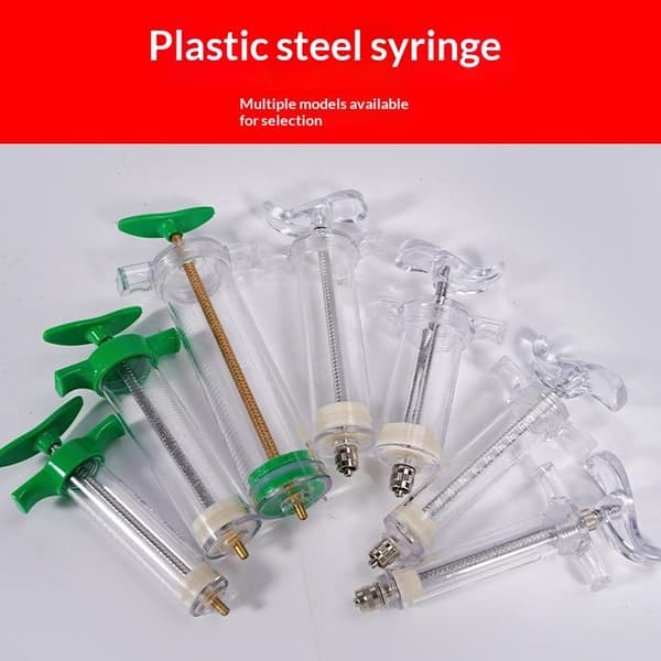 10/20/30/50/100 ml gjenbrukbar plastsprøyte med tydelig skala B