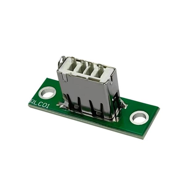 5 stk. USB med fast printpladestik DIY panelmonteringsreparation C 5pcs