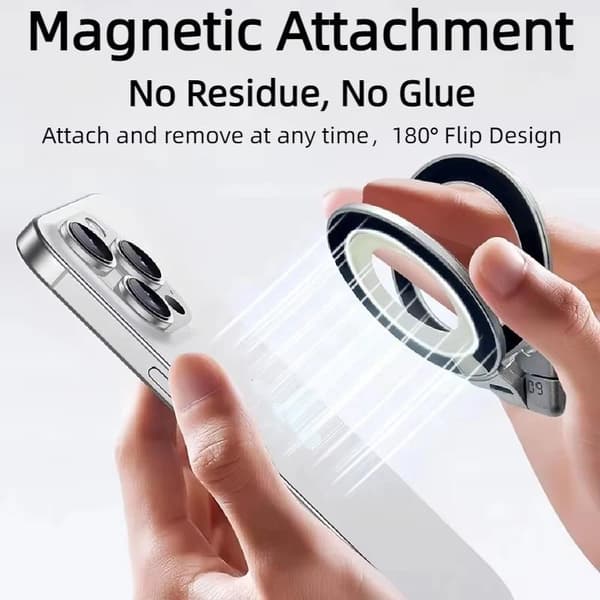 Ultralynn aluminium magnetisk ringgrep omnidireksjonell lysende A1